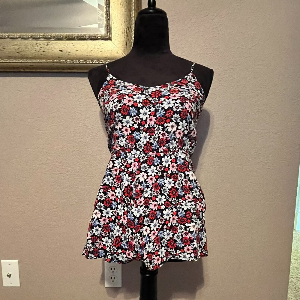 H&M (divided) flower dress romper